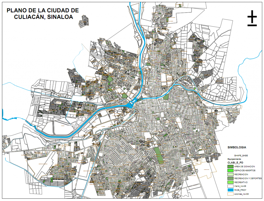 Mapa De áreas Verdes En Culiacán Parques Alegres Iap 0169