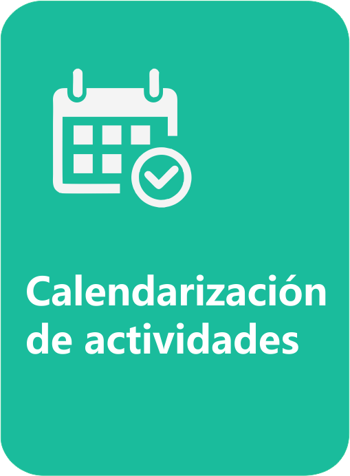 Calendarización de actividades