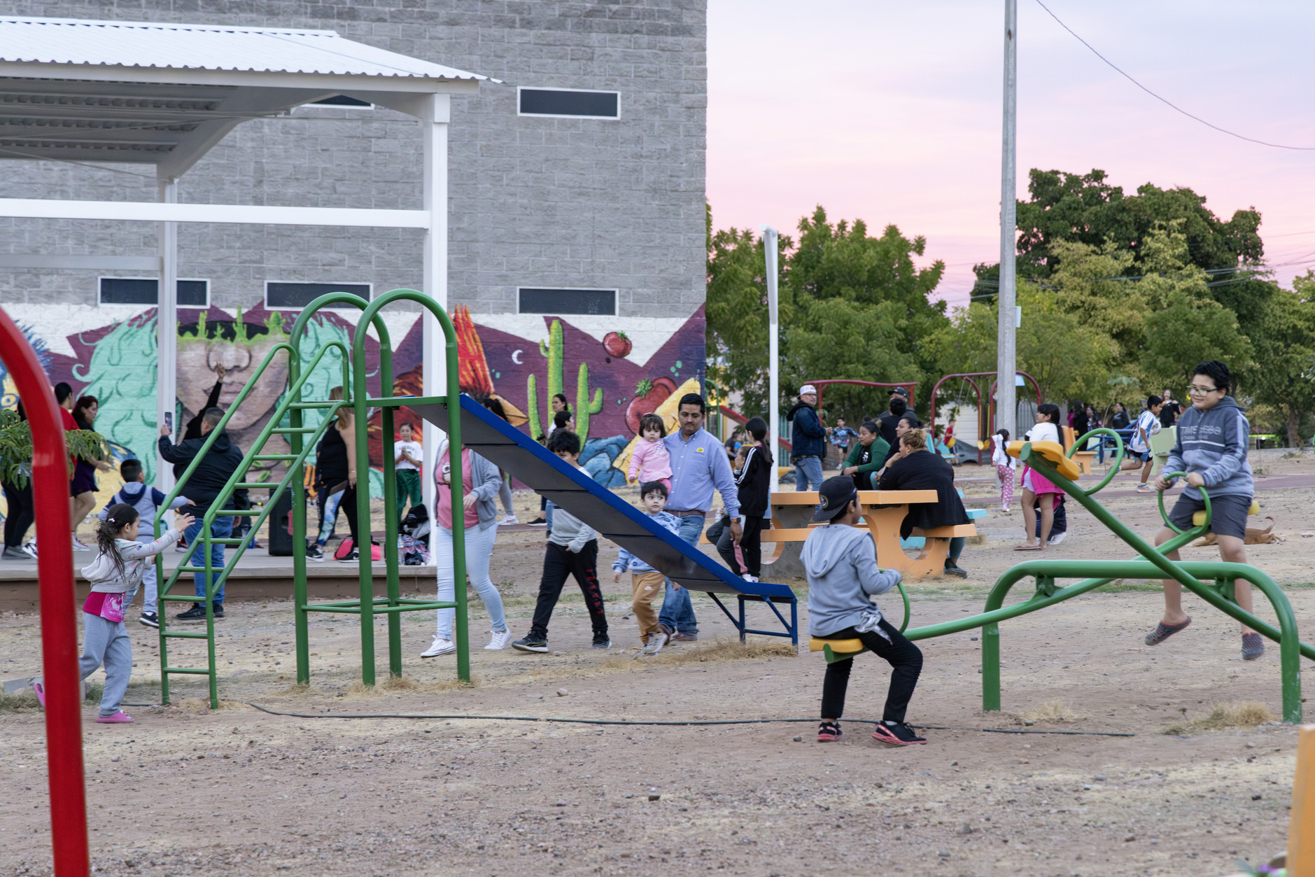 parque prados del sol del desierto